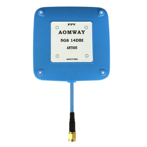 Aomway 5.8GHz 14dBi High Gain Flat FPV Receiver Antenna 0