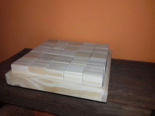 Origen Artesanias Argentinas Wooden Block Set X25 0