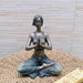 Yoga Lady Figurine 23 cm in Oriental Decorative Poses Resin 3