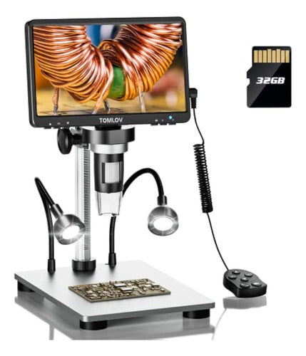 Tomlov DM9 Digital LCD Microscope 7 Inches 0