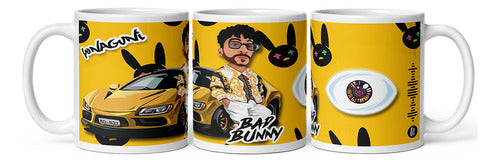 Bad Bunny Sublimation Mug Templates 1