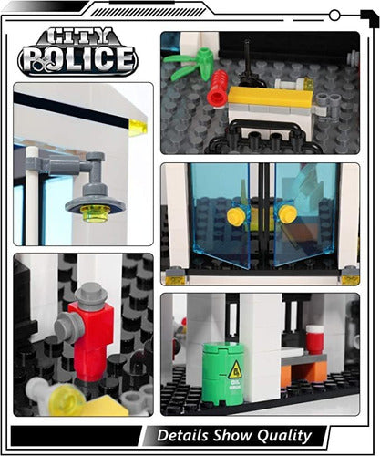 Ep Exercise N Play City Police Station Building Set of 736 Pieces 2