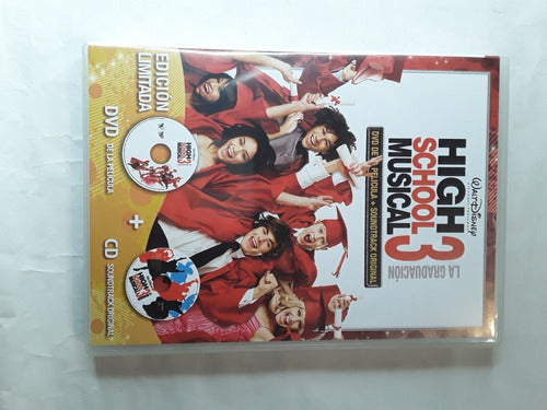 Cd + Dvd High School Musical 3 Graduacion Pelicula Soundtrac 0