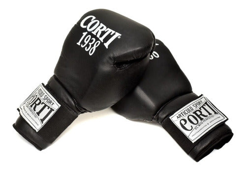 Corti Boxing Gloves 16 Oz Leather Kickboxing Professionals 109