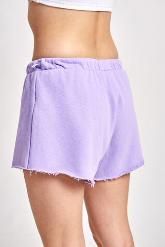 47 Street Short Vibe De Algodon Rustico Mujer 7