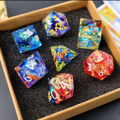 Let's Resin Silicone Mold for Epoxy Resin Dice D4, D6, D8, etc. 6