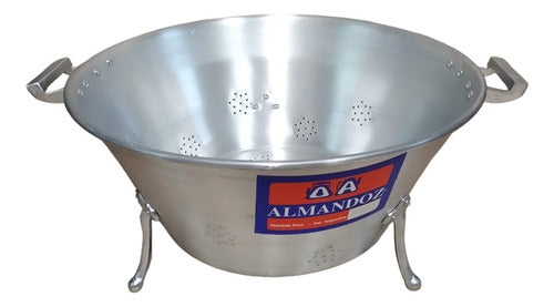 Almandoz Cola Pastas De Aluminio 50 Cm Gastronomico Con Patas Y Asas 3