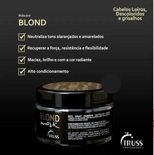 Truss Kit Shampoo 300ml + Mascara Blond 180ml 6