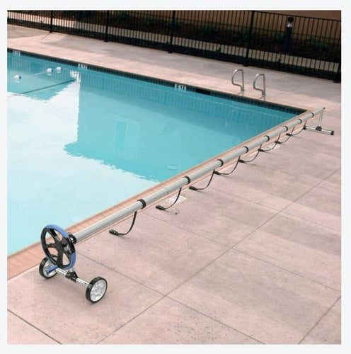 SEGUREDES Manta Termica Cobertor Para Piscinas 12x3 Mtrs + Enrollador 4