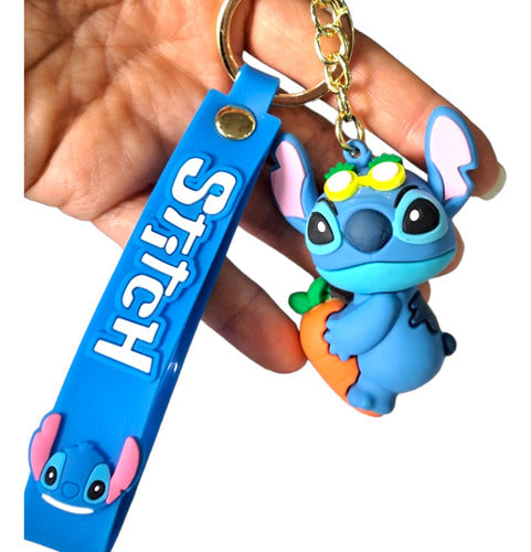 Lilo and Stitch Rubber Keychain 0