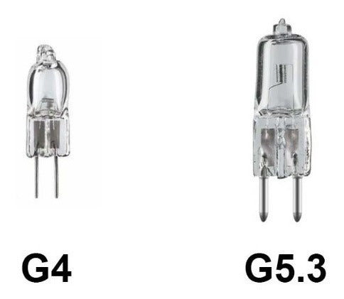 Lumi Pack of 4 Bipin 50W 12V Halogen Replacement G6.35 Dim 1