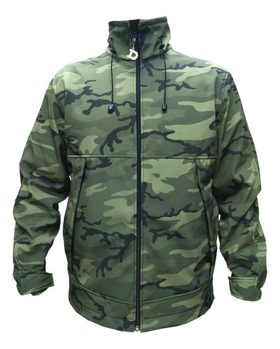 Domi Camuflada De Softshell Impermeable 0