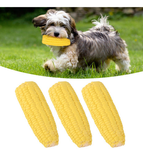 Brinquedo Para Cães, 3 Peças, Látex, Amarelo, Animal De Esti 7