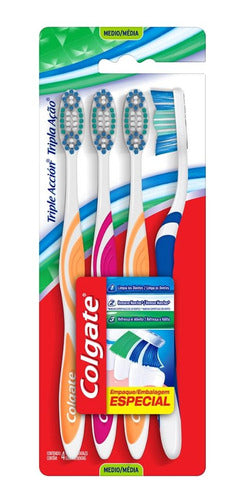 Cepillo Dental Colgate Triple Acción X4 0