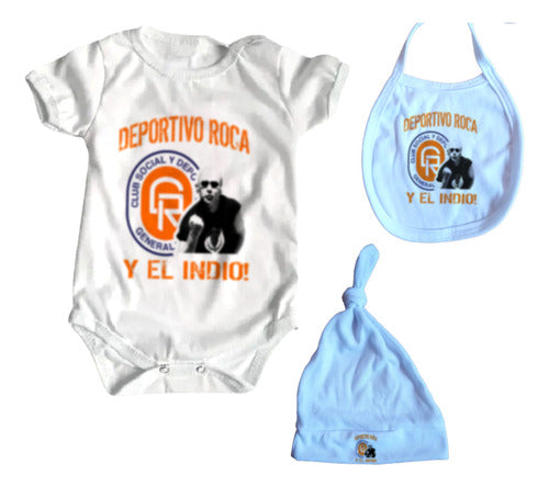 Genérica Newborn Outfit Set - 3 Pieces El Indio & Deportivo Roca Rio Negro 0