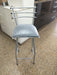 Ortiz High Stool With Backrest - Pipe Frame and Upholstered Seat 6