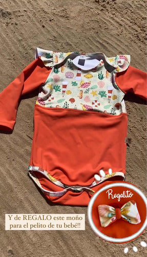 Little Wari Long Sleeve UV Protection Body Suit 2