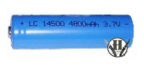 Generic 14500 Rechargeable Battery 1200 mAh 3.7V Li-ion 0