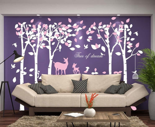 Vinilo Decorativo Pared [7mbgyq1b] Arboles 2