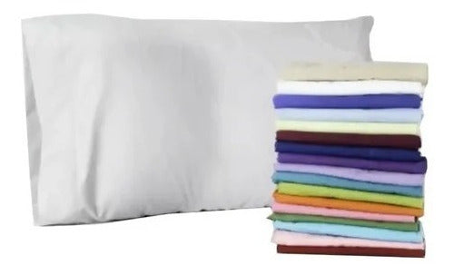 Hiper Blanco Funda De Almohada 50x70 Lisas Soft Super Suave 180 Hilos 4