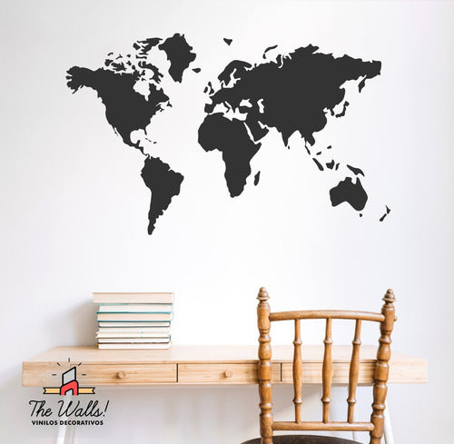 Giant World Map Wall Decal - Free Shipping 3