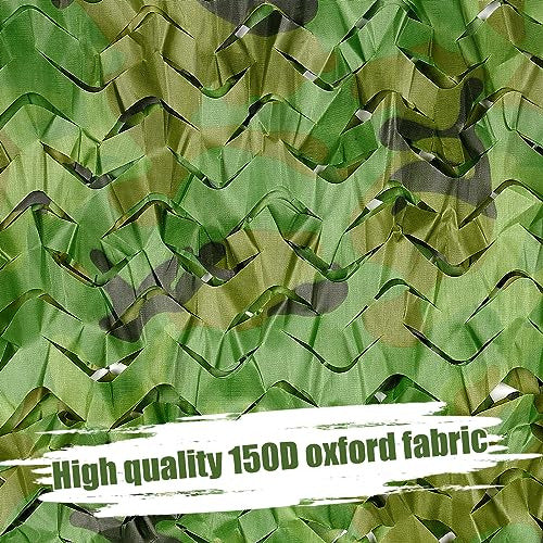 Iunio Camo Netting Camouflage Netting, Camo Net Bulk Roll Camouflage Mesh Nets For Hunting Blind Deer Stand Military Party Decorations Sunshade Camping Shooting (1.5x3m, Army Green) 5