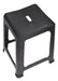 Moderplast Black Rectangular Plastic Stool 3