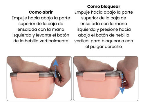 Fiambrera / Lonchera Con Compartimientos 6