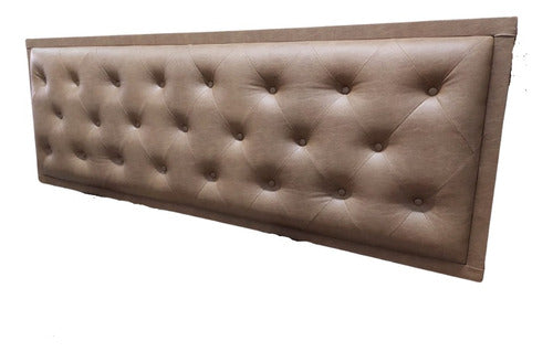 Floating Tufted Upholstered Headboard with Frame 200cm 131