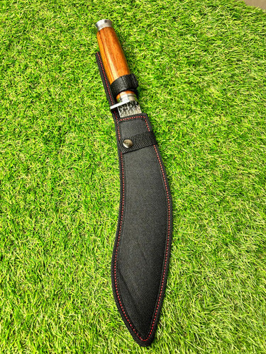 Facão Kukri Machete Sobrevivência Faca Curva Selva Bushcraft 6