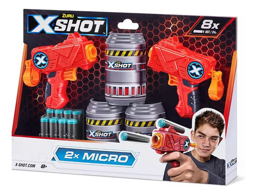 ZURU X-Shot Excel Double Micro Toy Gun for Kids 0