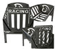 Embedded Charcoal BBQ Grill + Soccer Fan Grate Racing Design 2