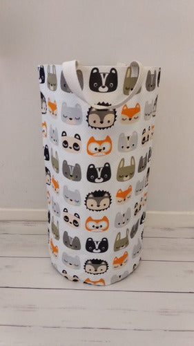 Fabric Storage Container for Toys or Laundry - 60cm Tall 17