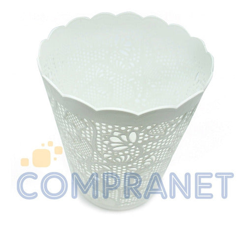 Round Perforated Plastic Basket, 23 cm Diameter - 11913 3
