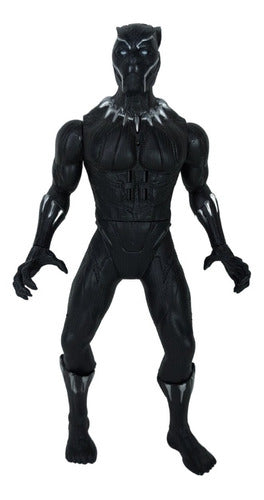 Boneco Pantera Negra Articulado Vingadores 30cm Com Som 4