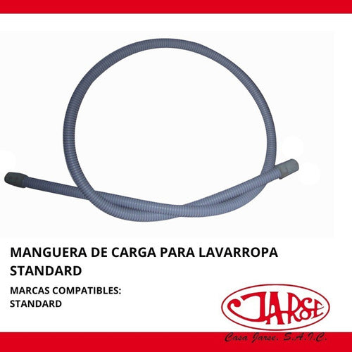 Manguera De Descarga Para Lavarropa 1.85 M Standar X10 Uni 1