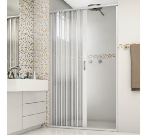 BCF Folding Shower Screen PVC 70 cm x 185 cm Height 1