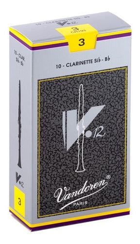 Vandoren V12 Reeds for Bb Clarinet - Strength 3 0