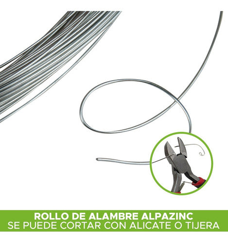Alpazinc 0.55mm Fine Bijou Supply Wire x 50m 2