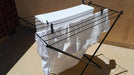 Universal Large Simple Black Drying Rack 9 Bars 50x90x85 3