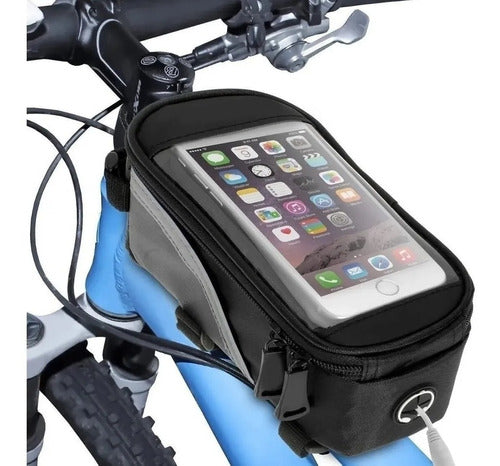 SM Front Bicycle Bag with Cell Phone / GPS Holder 0