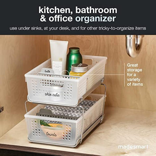 Madesmart Two-Tier Organizer with Dividers 3