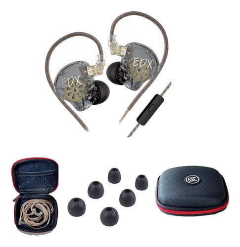 KZ Edx Lite In Ear Intraural Monitor Kit Estuche + 1