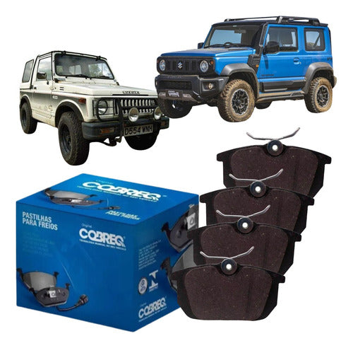 Pastilha De Freio Dianteiro Cobreq Para Suzuki Jimny Samurai 5