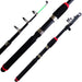 Red Fish Telescopic Fishing Rod 1.80m Lightweight Backpacker 47cm 1