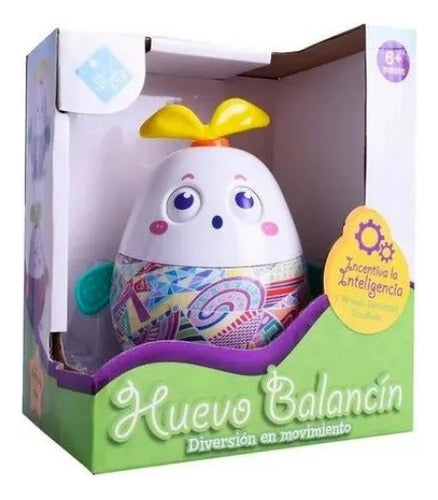 El Duende Azul Colorful Balancing Egg 1