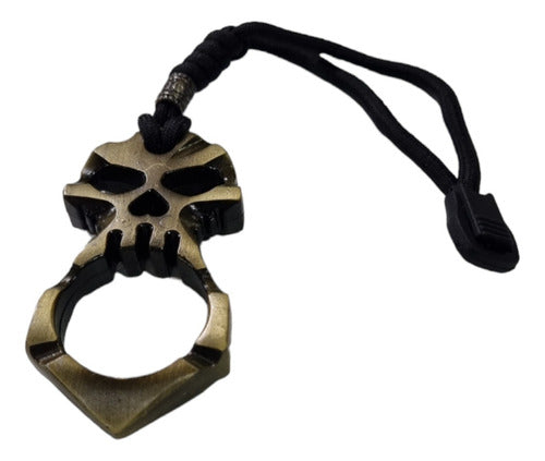 Keychain Glass Breaker Knuckle Ring Self-Defense EDC 2