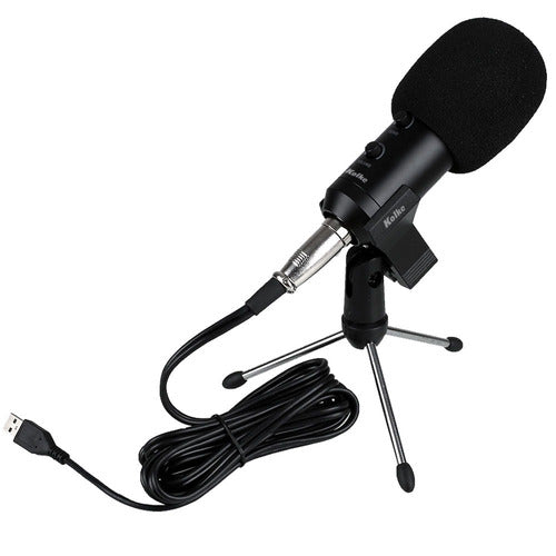 Kolke USB Studio Condenser Microphone KPI-271 with Tripod and Anti-Pop Filter Set 1