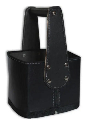 Premium Eco Leather Mate Set Carrier Basket 1