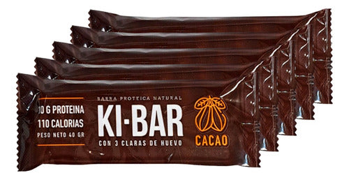 Natural Protein Bar with Egg White Ki-Bar 40g x5 0